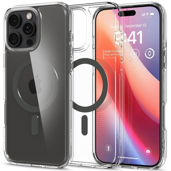 Θήκη Apple iPhone 16 Pro Max - Spigen Ultra Hybrid MagFit με MagSafe - Graphite (ACS07999)