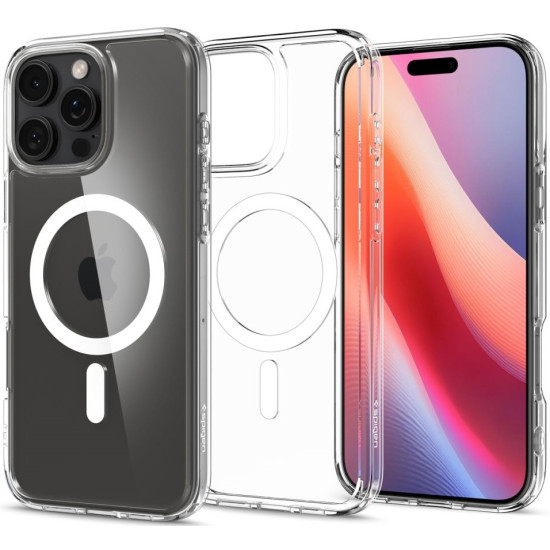 Θήκη Apple iPhone 16 Pro Max - Spigen Ultra Hybrid MagFit με MagSafe - White (ACS07998)
