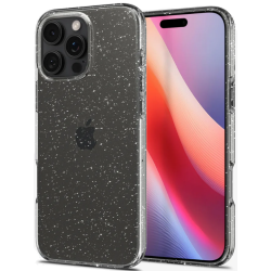 Θήκη Apple iPhone 16 Pro Max - Spigen Liquid Crystal Glitter Σιλικόνης - Crystal Quartz (ACS07985)