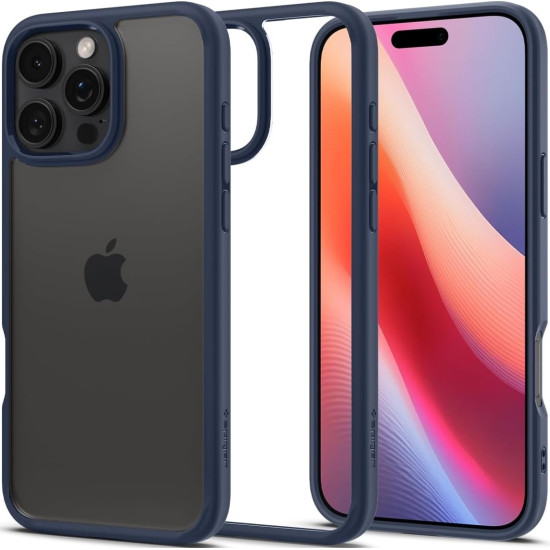 Θήκη Apple iPhone 16 Pro - Spigen Ultra Hybrid Σκληρή - Navy Blue (ACS08126)