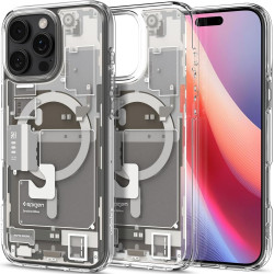 Θήκη Apple iPhone 16 Pro - Spigen Ultra Hybrid MagFit με MagSafe - Zero One Natural Titanium (ACS08137)