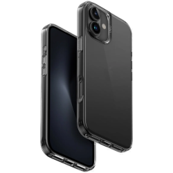 Θήκη Apple iPhone 16 - Uniq AirFender Ανθεκτική Σιλικόνης - Grey Tinted / Smoke (UNIQ-IP6.1(2024)-AIRFGRY)