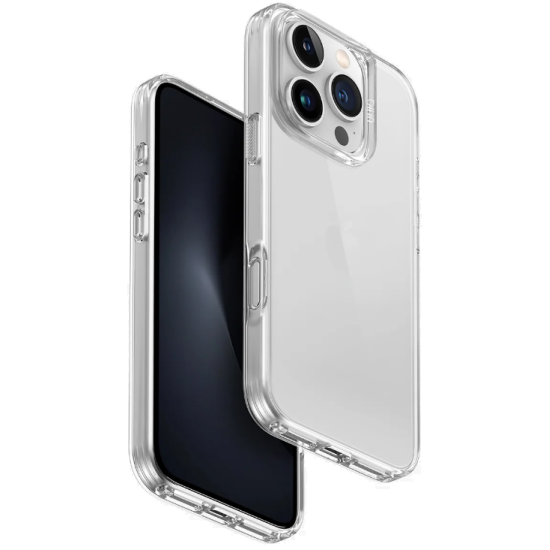 Θήκη Apple iPhone 16 Pro - Uniq AirFender Ανθεκτική Σιλικόνης - Transparent (UNIQ-IP6.3P(2024)-AIRFNUD)