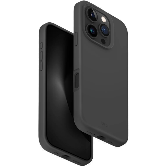 Θήκη Apple iPhone 16 Pro - Uniq Lino Hue MagClick Ανθεκτική Σκληρή με MagSafe & 2 x Πλαίσια Κάμερας - Grey (UNIQ-IP6.3P(2024)-LINOHMGRY)