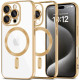Θήκη Apple iPhone 16 Pro Max - Tech-Protect MagFlex Διάφανη Σιλικόνης με MagSafe - Shiny Gold (5906302311415)