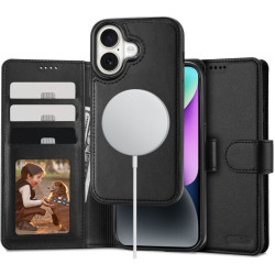Θήκη Apple iPhone 16 - Tech-Protect Wallet 2 σε 1 Πορτοφόλι με Αποσπώμενη MagSafe - Black (5906302311583)