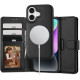 Θήκη Apple iPhone 16 - Tech-Protect Wallet 2 σε 1 Πορτοφόλι με Αποσπώμενη MagSafe - Black (5906302311583)