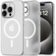 Θήκη Apple iPhone 16 Pro - Tech-Protect MagSlim Σκληρή Ημιδιάφανη με MagSafe & Πλαίσιο Κάμερας - Matte / White (5906302311286)
