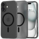 Θήκη Apple iPhone 16 - Tech-Protect MagSlim Σκληρή Ημιδιάφανη με MagSafe - Matte / Black (5906302311224)