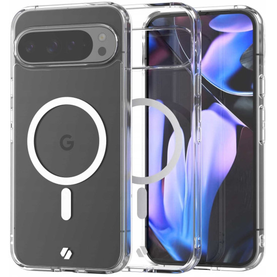 Θήκη Google Pixel 9 / 9 Pro - Spacecase Clear MagSafe Σκληρή Διάφανη με MagSafe - Transparent (5905719111274)