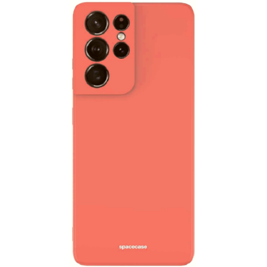 Θήκη Samsung Galaxy S21 Ultra 5G - Spacecase Silicone Case Σιλικόνης - Red (5905123433054)