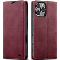 Θήκη Apple iPhone 16 Pro Max - Spacecase Wallet Πορτοφόλι - Red (5905719111472)