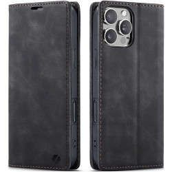 Θήκη Apple iPhone 16 Pro - Spacecase Wallet Πορτοφόλι - Black (5905719111403)