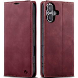 Θήκη Apple iPhone 16 - Spacecase Wallet Πορτοφόλι - Red (5905719111359)