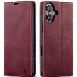 Θήκη Apple iPhone 16 Plus - Spacecase Wallet Πορτοφόλι - Red (5905719111397)