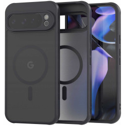 Θήκη Google Pixel 9 Pro XL - Spacecase Hybrid MagSafe Σκληρή Ημιδιάφανη με MagSafe - Black (5905719111304)