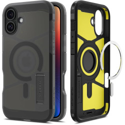Θήκη Apple iPhone 16 - Spigen Tough Armor AI MagFit Ανθεκτική με MagSafe - Frost Black (ACS08515)