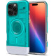 Θήκη Apple iPhone 16 Pro Max - Spigen Classic C1 MagFit Ανθεκτική Σκληρή με MagSafe - Bondi Blue (ACS08019)