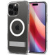 Θήκη Apple iPhone 16 Pro Max - Spigen Ultra Hybrid S MagFit Σκληρή με MagSafe - Crystal Clear (ACS08009)