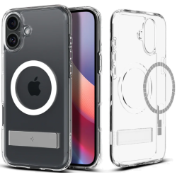 Θήκη Apple iPhone 16 Plus - Spigen Ultra Hybrid S MagFit Σκληρή με MagSafe - Crystal Clear (ACS08082)