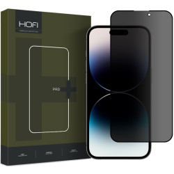 Αντιχαρακτικό Γυαλί Προστασίας Apple iPhone 14 Pro Max - Hofi Anti Spy Pro+ Tempered Glass Privacy Full Face Απορρήτου Οθόνης - Black (9490713933565)