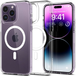 Θήκη Apple iPhone 14 Pro - Spigen Ultra Hybrid MagFit με MagSafe - White (ACS04969)