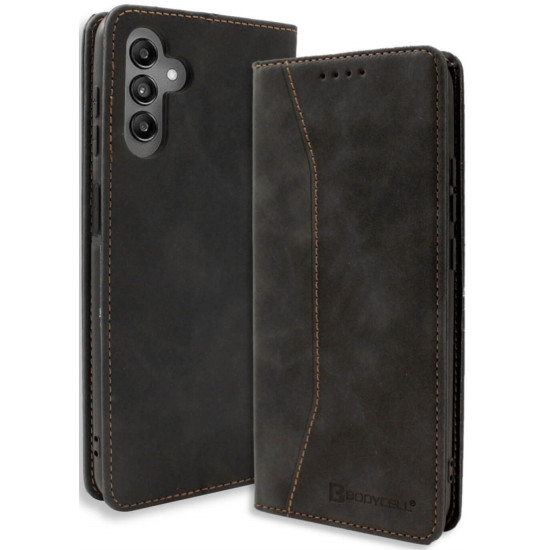 Θήκη Samsung Galaxy M55 - Bodycell Book Case Πορτοφόλι - Black (5206015079511)