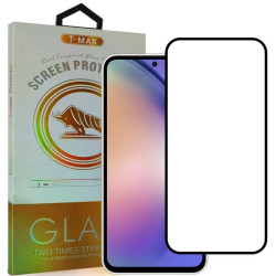 Αντιχαρακτικό Γυαλί Προστασίας Samsung Galaxy M55 - T-Max Premium 3D Tempered Glass Full Glue Fluid Despensing Οθόνης - Black (5206015075056)