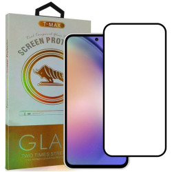 Αντιχαρακτικό Γυαλί Προστασίας Samsung Galaxy A35 - T-Max Premium 3D Tempered Glass Full Glue Fluid Despensing Οθόνης - Black (5206015075025)
