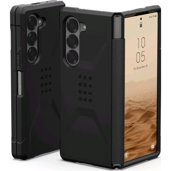 Θήκη Samsung Galaxy Z Fold6 - UAG Civilian Series Ανθεκτική - Black (214451114040)