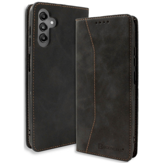 Θήκη Samsung Galaxy A16 - Bodycell Book Case Πορτοφόλι - Black (5206015079429)