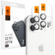 Αντιχαρακτικό Γυαλί Προστασίας Apple iPhone 17 / 16 / 16 Plus - Spigen GLAS.tR EZ Fit OPTIK Pro Camera Lens Protector για Φακό Κάμερας - 2 Τεμάχια - Crystal Clear (AGL08531)