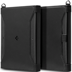 Spigen Universal Passport Holder - Αντικλεπτική Θήκη / Πορτοφόλι Προστασίας RFID για Κάρτες / Διαβατήριο / Ταυτότητα από Premium Vegan Δέρμα - Black (AFA05538)