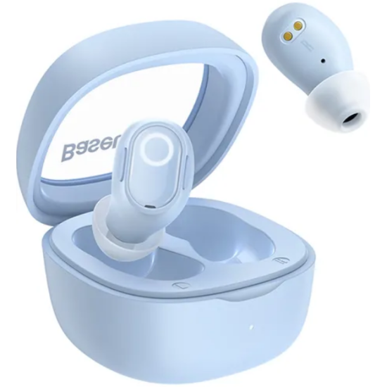Bluetooth Ακουστικά Baseus True Wireless Earbuds Bowie WM02 OS Ασύρματα με Θήκη Φόρτισης - Blue (NGTW370203)