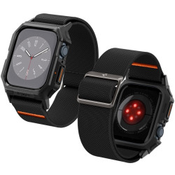 Θήκη Apple Watch 9 / 8 / 7 45mm - Spigen Lite Fit Pro Unibody - Matte Black (ACS07103)
