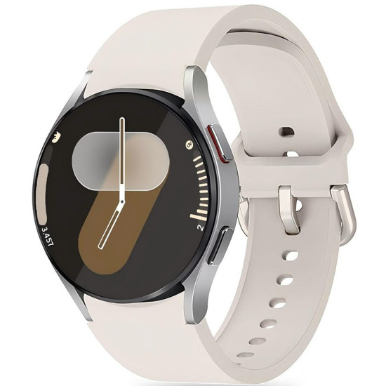 Λουράκι Samsung Galaxy Watch FE / 7 / 6 / 5 / 5 Pro / Watch 4 / Classic 4 (47/46/45/44/43/42/40mm) - Tech-Protect Silicone Σιλικόνης - Starlight (5906302313815)