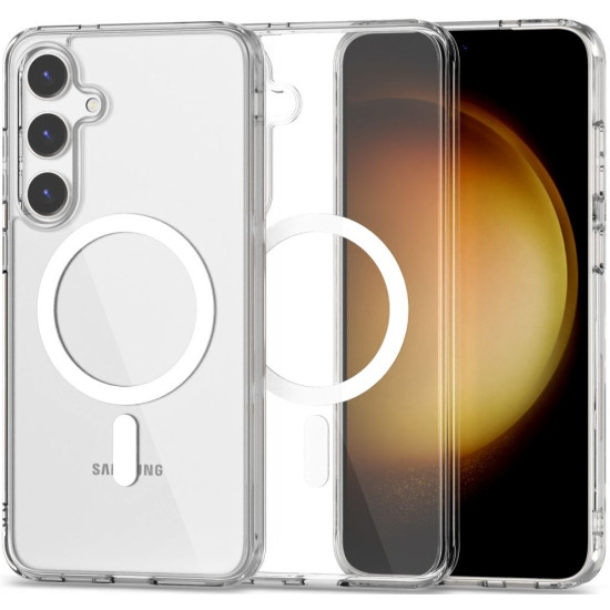 Θήκη Samsung Galaxy S24 - Tech-Protect FlexAir Hybrid Σκληρή Διάφανη με MagSafe - Clear (5906203690480)