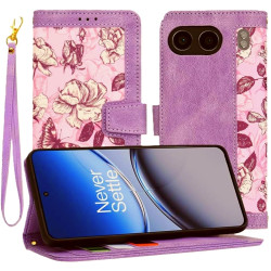 Θήκη OnePlus Nord 4 - Techsuit FlipCraft Πορτοφόλι από Οικολογικό Δέρμα με Αποσπώμενο Λουράκι Χειρός - Mysterious Purple (5949419232556)