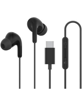 Handsfree Ακουστικά Official Xiaomi Type-C Earphones Ενσύρματα με Type-C - Black (BHR8930GL)