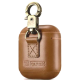 Θήκη Apple AirPods 2nd Gen / 1st Gen - iCarer Vintage Δερμάτινη με Γάντζο - Light Brown (IAP032-GG)