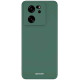 Θήκη Xiaomi 13T / 13T Pro - Spacecase Silicone Case Σιλικόνης - Dark Green (5905719105631)
