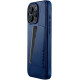 Θήκη Apple iPhone 16 Pro Max - MUJJO Full Leather Wallet Case Δερμάτινη Πορτοφόλι με MagSafe - Monaco Blue (MUJJO-CL-056-BL)