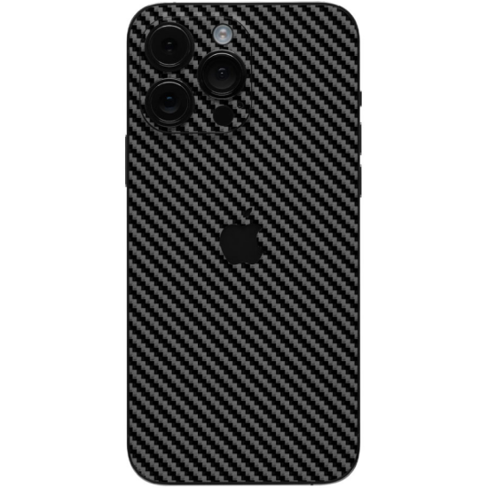 Αυτοκόλλητο Skin Προστασίας Πλάτης iPhone Gams Premium Vinyl Skin Back Plate - Carbon Fiber Black (GAMS-VNL-SKIN-CFB-001)