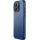 Θήκη Apple iPhone 16 Pro Max - MUJJO Full Leather Case Δερμάτινη με MagSafe - Monaco Blue (MUJJO-CL-055-BL)