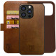 Θήκη Apple iPhone 16 Pro Max - Rosso Element 2 in 1 PU Πορτοφόλι - Brown (8719246454370)