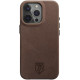 Θήκη Apple iPhone 16 Pro Max - Rosso Elite Back Cover Δερμάτινη με MagSafe - Brown (8719246454257)