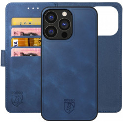 Θήκη Apple iPhone 16 Pro Max - Rosso Element 2 in 1 PU Πορτοφόλι - Blue (8719246454387)
