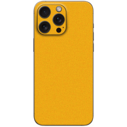 Αυτοκόλλητο Skin Προστασίας Πλάτης - Apple iPhone 15 Pro - Gams Premium Vinyl Skin Back Plate - Yellow Satin (GAMS-VNL-SKIN-YS-001-076)