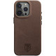 Θήκη Apple iPhone 16 Pro - Rosso Elite Back Cover Δερμάτινη με MagSafe - Brown (8719246454196)