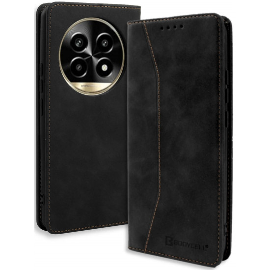 Θήκη Realme 13 Pro / 13 Pro Plus - Bodycell Book Case Πορτοφόλι - Black (5206015079276)